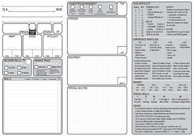 Thumbnail: Variarte's Cypher System Character Sheet